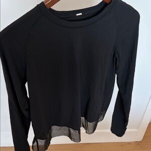 lululemon athletica Black Long Sleeve Top